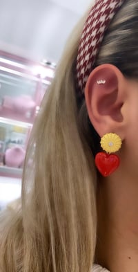 Red Cuore Küpe