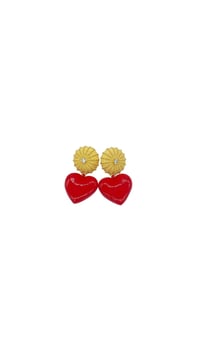 Red Cuore Küpe
