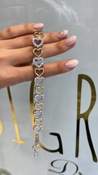 Taşlı Cuore Bileklik