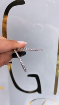 Taşlı Midies Halka Küpe