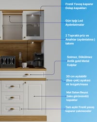 Çok Amaçlı DolapAvm 24Mikel Masalı Kahve Köşesi %100 Mdf Ücretsiz Montaj 120*45*200