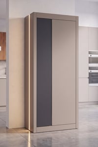 Çok Amaçlı DolapAvm 24Nero Kiler 80 cm Montaj Dahil
