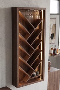 Çok Amaçlı DolapAvm 24Tepee Şişelik ve Şaraplık Venge 70 cm