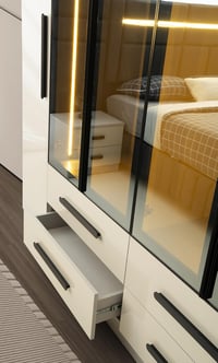 Dolap ve GardıropAvm 24Atlas 6 Kapaklı %100 MDF Gardırop | Ücretsiz Teslimat ve Kurulum