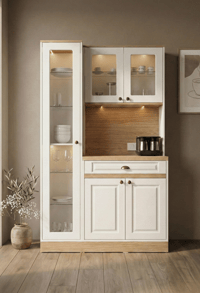 Kahve KöşesiAvm 24Mikel Masalı Kahve Köşesi Led Aydınlatmalı %100 Mdf Ücretsiz Montaj 121*45*200