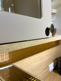 Kahve KöşesiAvm 24Mikel Masalı Meşe - Cappucino Kahve Köşesi Led Aydınlatmalı %100 Mdf Ücretsiz Montaj 120*45*200