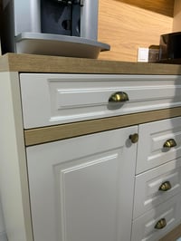 Kahve KöşesiAvm 24Mikel Masalı Meşe - Fildişi Kahve Köşesi Led Aydınlatmalı %100 Mdf Ücretsiz Montaj 160*45*200