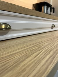 Kahve KöşesiAvm 24Mikel Masalı Meşe - Fildişi Kahve Köşesi Led Aydınlatmalı %100 Mdf Ücretsiz Montaj 120*45*200