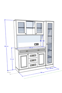 Kahve KöşesiAvm 24Mikel Masalı Siyah - Cappucino Kahve Köşesi Led Aydınlatmalı %100 Mdf Ücretsiz Montaj 160*45*200