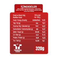 Trabzon Tarım Kakaolu Fındık Kreması (%13 Fındık)  320g