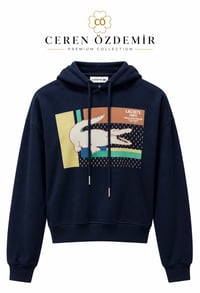 Baskılı Kapüşonlu Sweatshirt