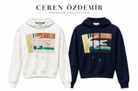Baskılı Kapüşonlu Sweatshirt