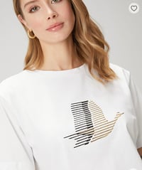 BClub Çizgi Efektli Tshirt