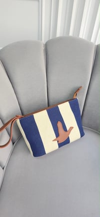 BClub Çizgili Canvas Çanta