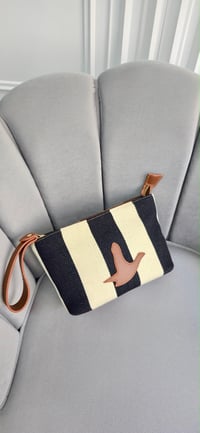 BClub Çizgili Canvas Çanta