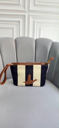 BClub Çizgili Canvas Çanta