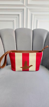 BClub Çizgili Canvas Çanta