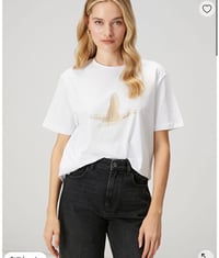 Bclub Çizgili Logolu Tshirt