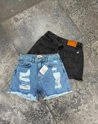 BClub Premium Destroy Jean Şort 