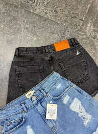 BClub Premium Destroy Jean Şort 