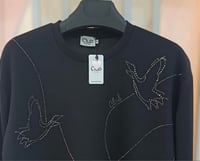 BCLUB SİYAH TAŞLI SWEATSHİRT
