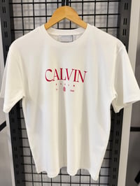 Ck Yazı Detaylı Beyaz Tshirt 