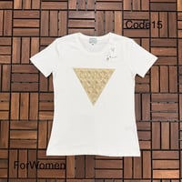 Gue Gold Logo Premium Beyaz Tshirt
