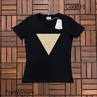 Gue Gold Logo Premium Siyah Tshirt