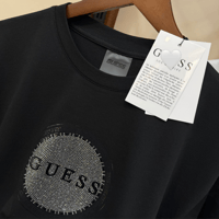 Gue Taşlı Yuvarlak Logolu Tshirt