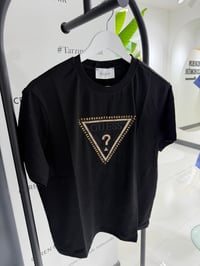Gue Üçgen Marka Tshirt Siyah