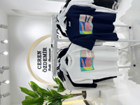 Lac Bisiklet Yaka Baskılı Tshirt