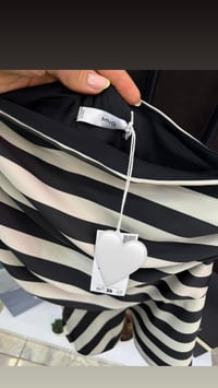 Mngg Zebra Desenli Asimetrik Bluz