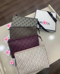 Monogram Desenli Clutch