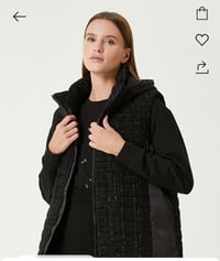 SİYAH PUFFER CASUAL YELEK