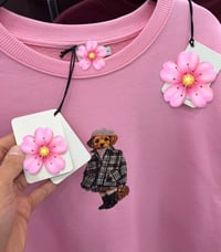 Yeni sezon pembe sweatshirt