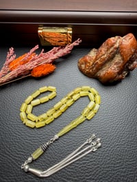 3 lü Sallantılı Püskül Dizayn Kapsül Model Rus Kaya Damla Kehribar Tesbih
