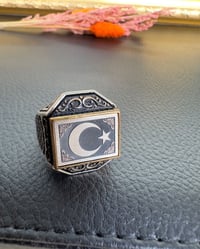 Ayyıldız Model Özel Tasarım Gümüş Yüzük