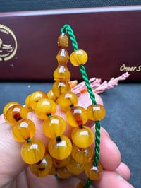 Basık Küre Model Eski Osmanlı Sıkma Kehribar Tesbih