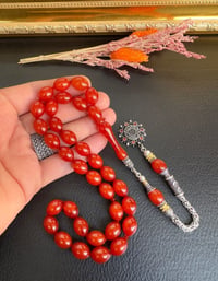 Beyzi Model Sıkma Kehribar Tesbih