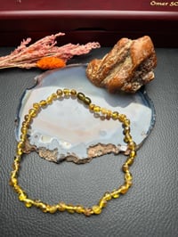 Damla Kehribar Bebek Diş Kolyesi