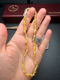 Damla Kehribar Bebek Diş Kolyesi