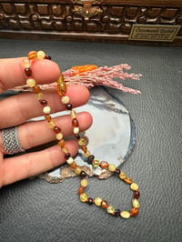 Damla Kehribar Bebek Kolye