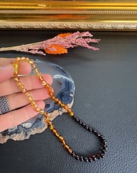 Damla Kehribar Bebek Kolyesi