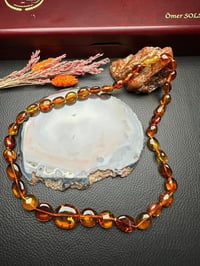 Damla Kehribar Yetişkin Kolye