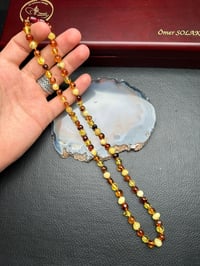 Damla Kehribar Yetişkin Kolye