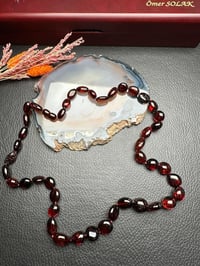 Damla Kehribar Yetişkin Kolye