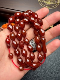 Fesata Kesim Akik Agate Doğal Taş Tesbih