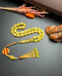 Galatasaray Gümüş Püskül Dizayn Rus Kaya Damla KehribarTesbih 