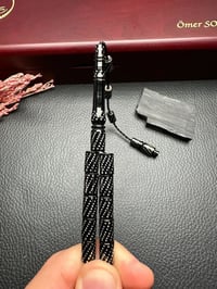 Gümüş İşlemeli Erzurum Oltu Taşı Tesbih