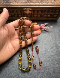 Kapsül Model Ateş Kehribar Tesbih